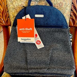 BAGGALLINI Anti-Theft Convertible Backpack and Removable RFID Phone Wristlet